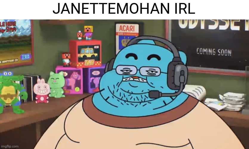 discord moderator | JANETTEMOHAN IRL | image tagged in discord moderator | made w/ Imgflip meme maker