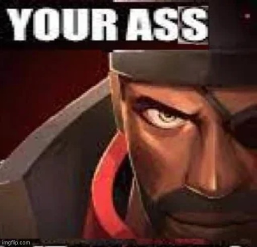 your ass | image tagged in your ass | made w/ Imgflip meme maker