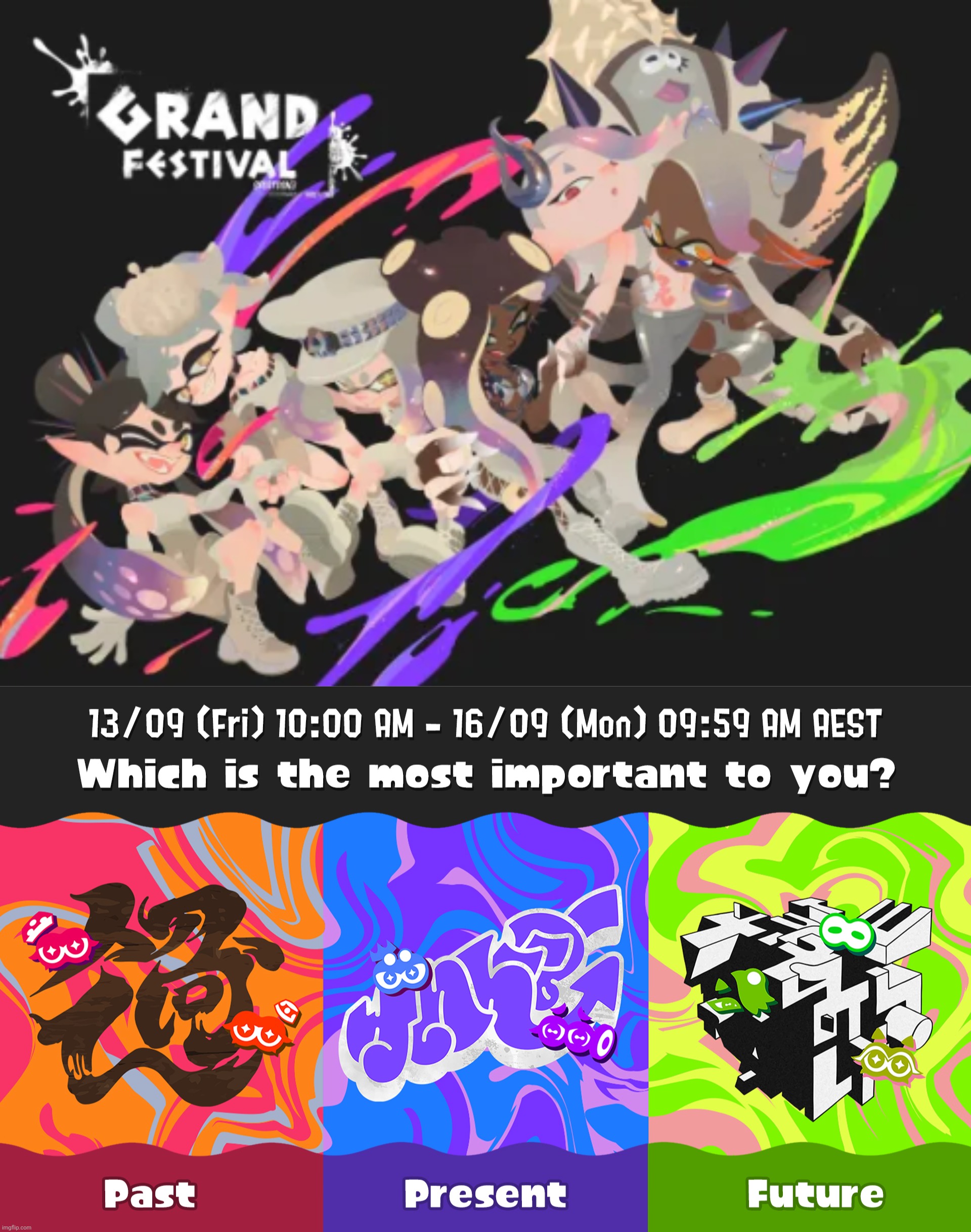 HU HUH?! FINAL FEST ALREADY? AND IT'S AN IDOL BATTLE?! (also look at Pearl and Marina lol) | made w/ Imgflip meme maker