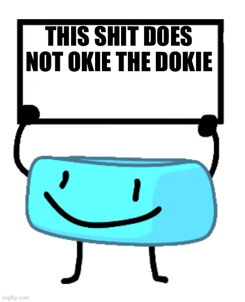 Bracelety Sign | THIS SHIT DOES NOT OKIE THE DOKIE | image tagged in bracelety sign | made w/ Imgflip meme maker