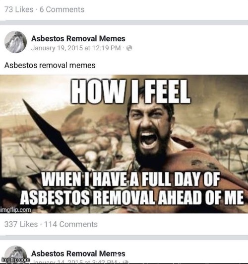 Asbestos Removal Memes | made w/ Imgflip meme maker