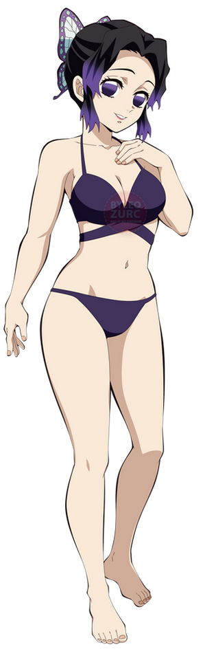 Bikini Shinobu-sama Blank Meme Template
