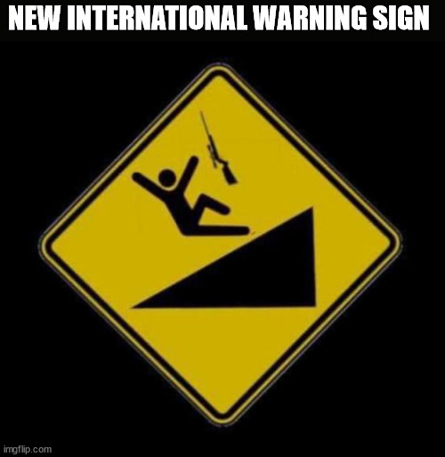 SECRET SERVICE AGENTS BEWARE | NEW INTERNATIONAL WARNING SIGN | image tagged in secret service warning sign | made w/ Imgflip meme maker