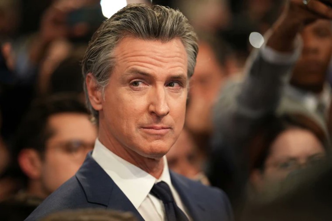 Gavin Newsom Blank Meme Template