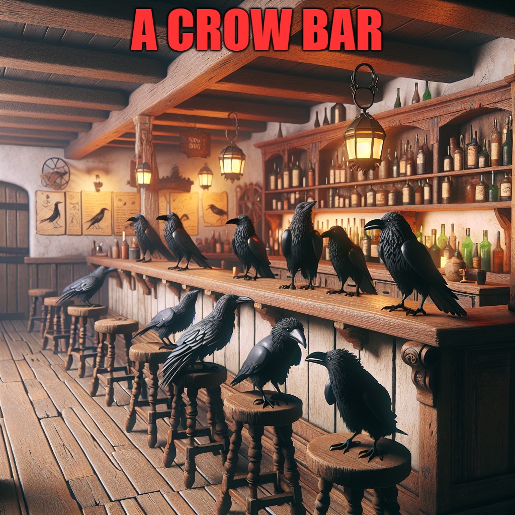 example of a crow bar | A CROW BAR | image tagged in crow bar,kewlew | made w/ Imgflip meme maker