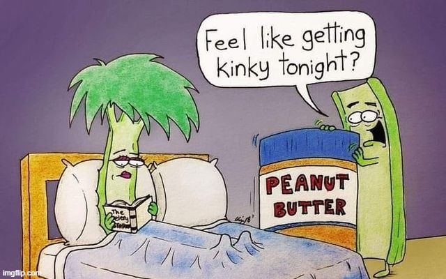 Kinky Celery | image tagged in sex jokes | made w/ Imgflip meme maker