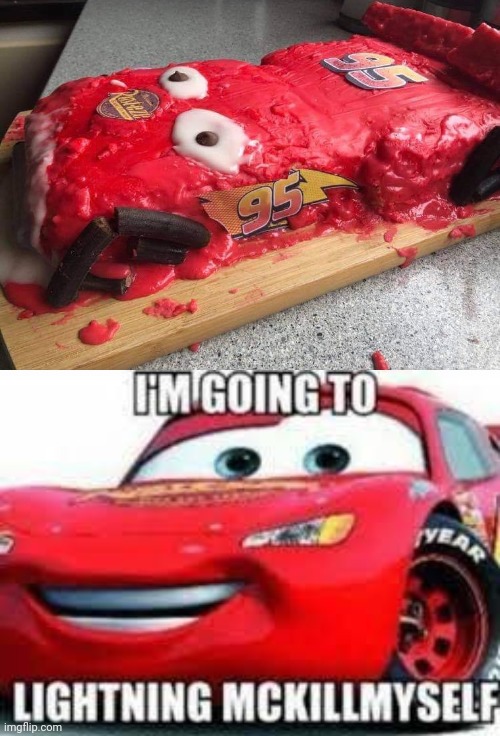 This cake IS so Bad | image tagged in i'm going to lightning mckillymyself | made w/ Imgflip meme maker