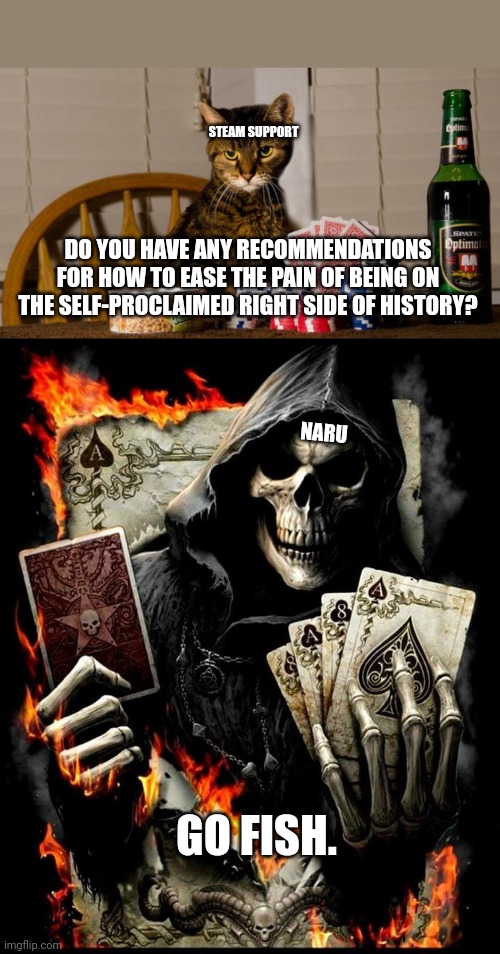 Image tagged in poker cat,grim reaper playing cards