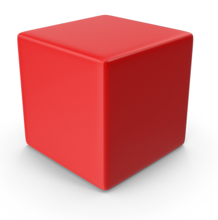 Red cube Blank Meme Template