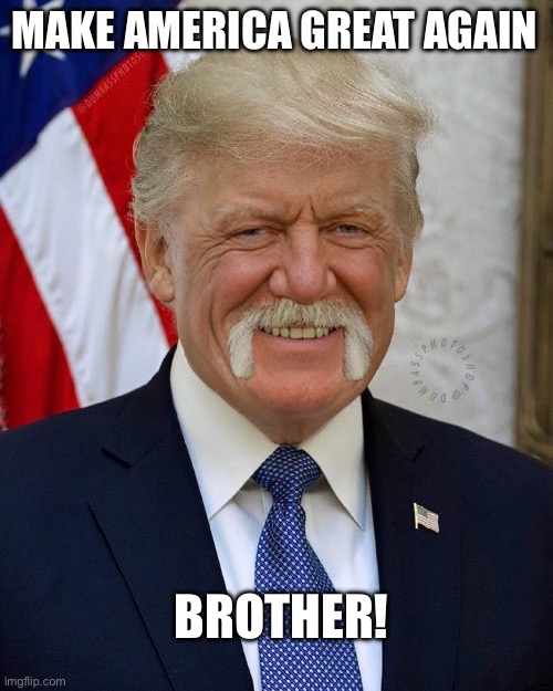Hulk Trump | MAKE AMERICA GREAT AGAIN; BROTHER! | image tagged in hulk trump | made w/ Imgflip meme maker