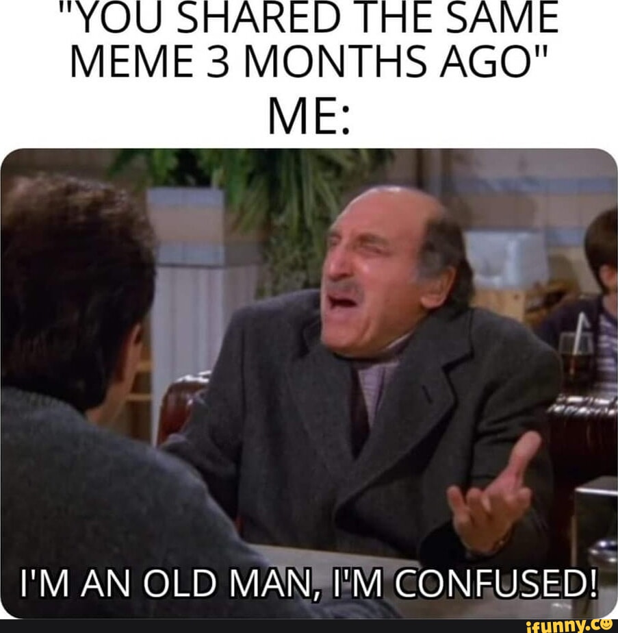 Old man confused Blank Meme Template