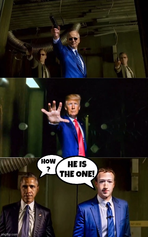 Matrix re Dubbed | HOW
? HE IS
THE ONE! | image tagged in the matrix,tds,trump derangement syndrome,secret service,maga,make america great again | made w/ Imgflip meme maker