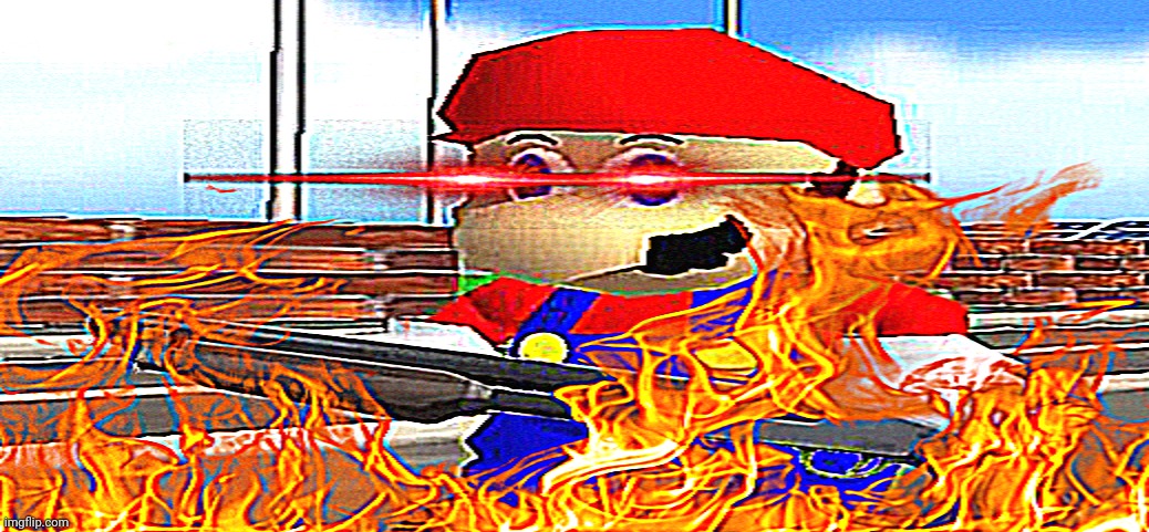 smg4 mario shotgun rage | image tagged in smg4 mario shotgun rage | made w/ Imgflip meme maker