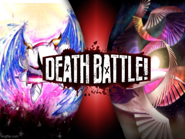 Galacta Knight VS Galeem Battle Name: The Clash of Angels | made w/ Imgflip meme maker