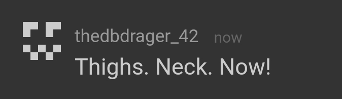 thighs. neck. now! Blank Meme Template