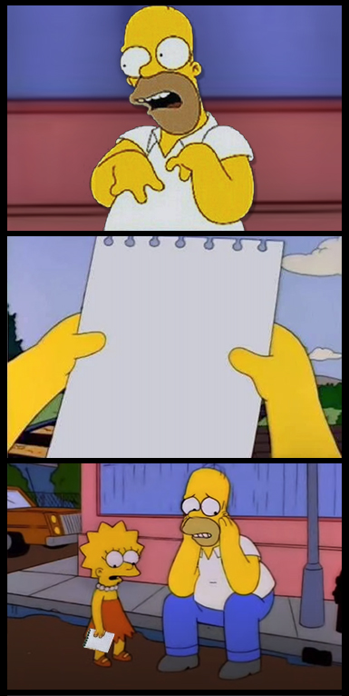 High Quality Lisa and Homer Simpson Blank Meme Template
