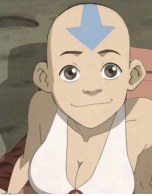 Awoooooga | image tagged in memes,aang,tit | made w/ Imgflip meme maker