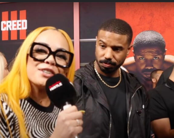 High Quality Michael B Jordan interview Blank Meme Template