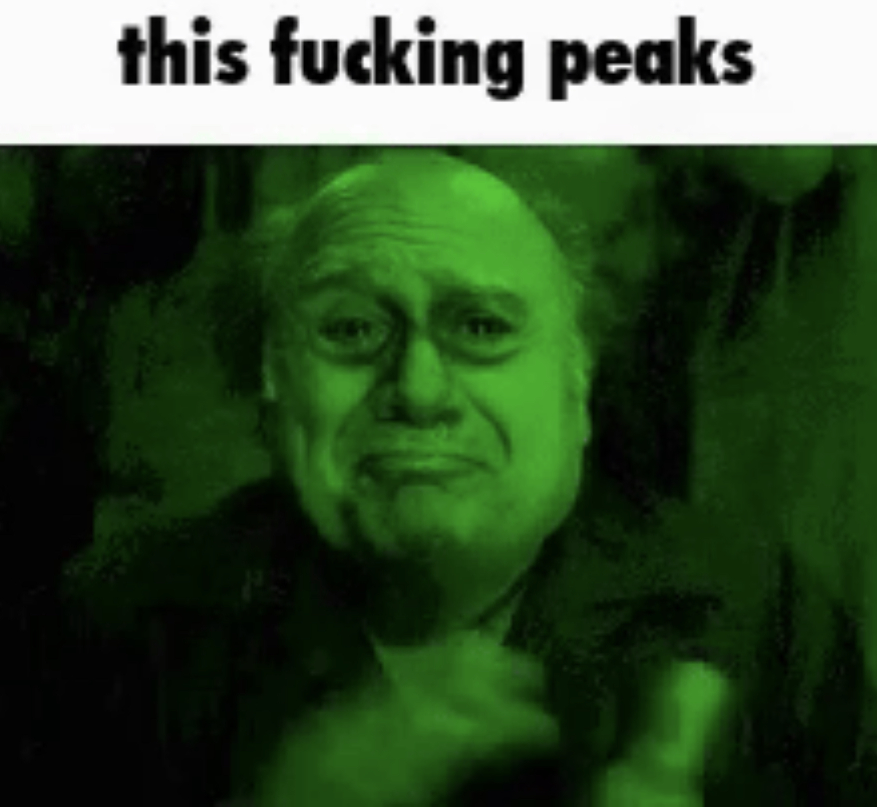 High Quality This Fucking Peaks Blank Meme Template