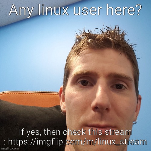 Linus Face Meme | Any linux user here? If yes, then check this stream : https://imgflip.com/m/linux_stream | image tagged in linus face meme | made w/ Imgflip meme maker