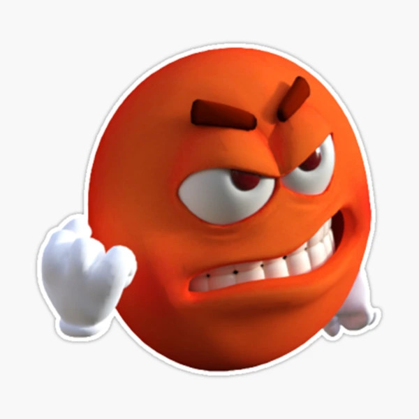 Angry m&m Blank Meme Template