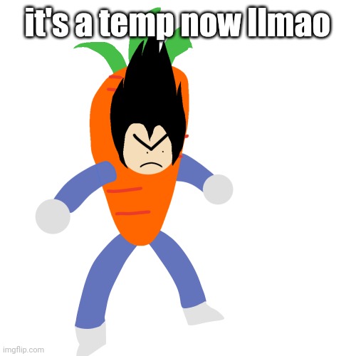 vegetable | it's a temp now llmao | image tagged in vegetable | made w/ Imgflip meme maker