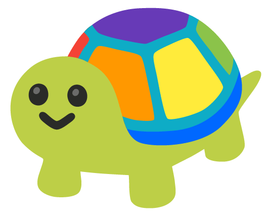 Rainbow Turtle Meme Template