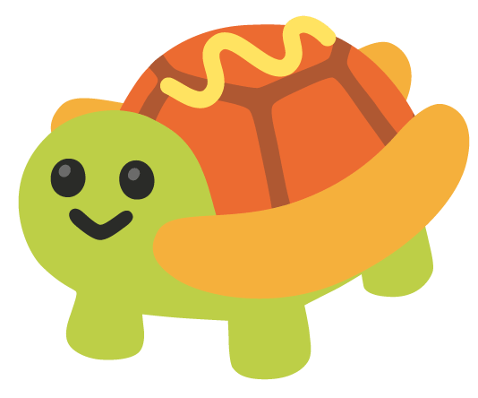 Hot Dog Turtle Meme Template