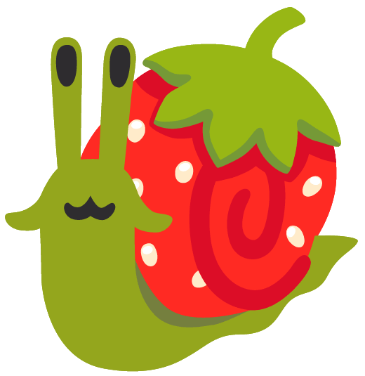 High Quality Strawberry Snail Blank Meme Template