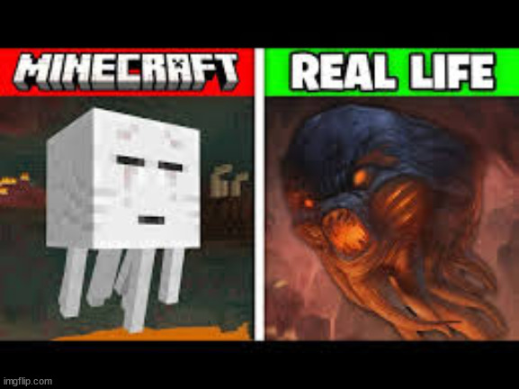 ghasts in minecraft | made w/ Imgflip meme maker