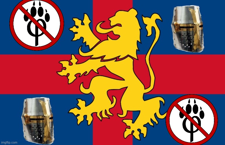 Fak_u_lol anti furry flag Blank Meme Template