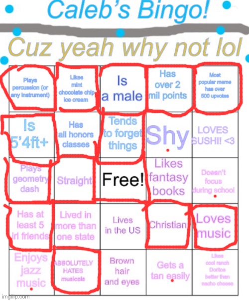 Z | image tagged in caleb s bingo | made w/ Imgflip meme maker