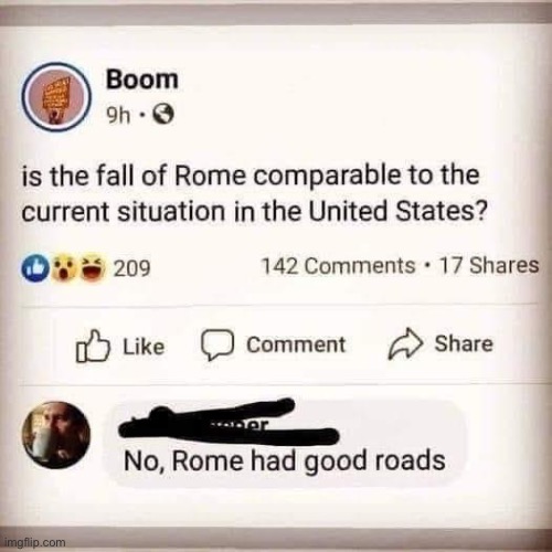 Rome vs USA | image tagged in rome,usa | made w/ Imgflip meme maker