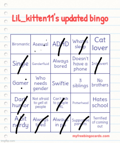 Lil_kitten11's updated bingo | image tagged in lil_kitten11's updated bingo | made w/ Imgflip meme maker