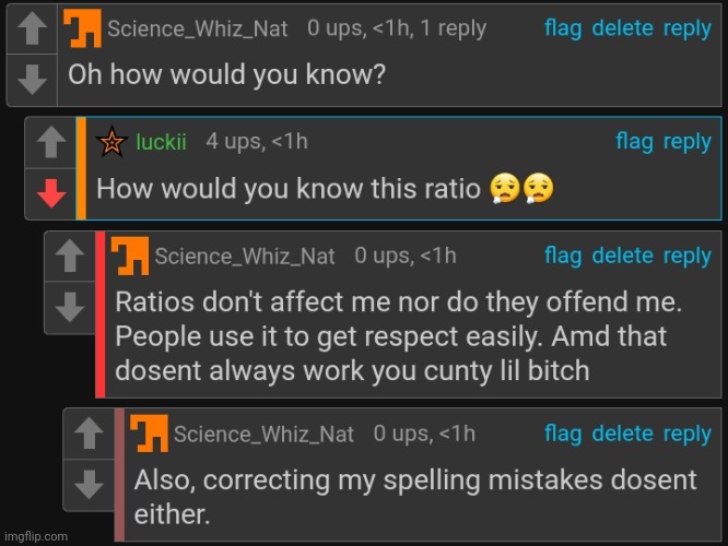 Ratios won't help you win arguments. Anyway, aren't you the one who attempted to doxx me once? | made w/ Imgflip meme maker