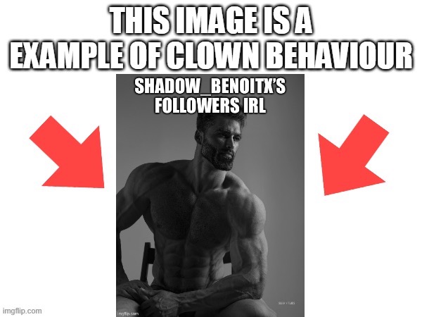 This image is a example of clown behaviour | image tagged in this image is a example of clown behaviour | made w/ Imgflip meme maker