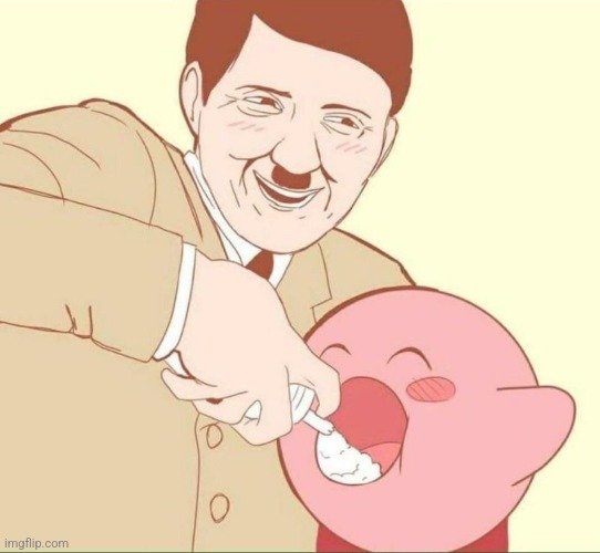 Hitler Kirby | image tagged in hitler kirby | made w/ Imgflip meme maker