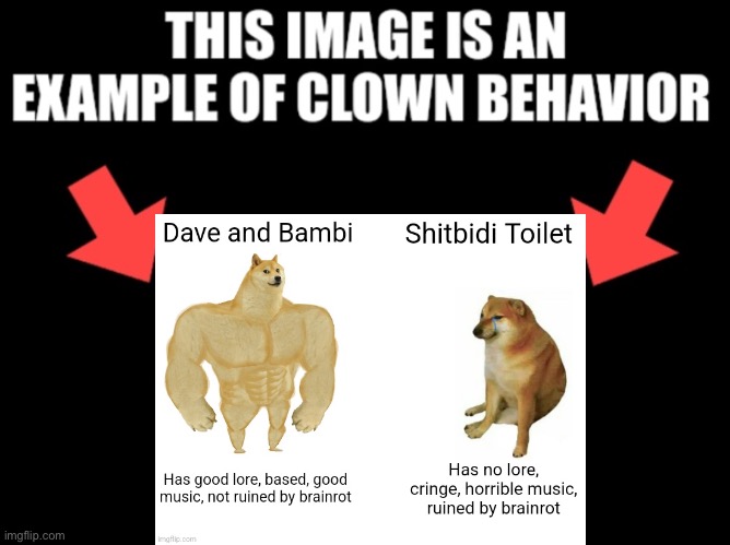 This image is an example of clown behavior dark mode | image tagged in this image is an example of clown behavior dark mode | made w/ Imgflip meme maker