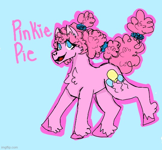 Here’s my version of Pinkie! (Who should I draw next?) | made w/ Imgflip meme maker