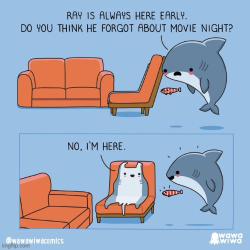 image tagged in shark,fish,manta ray,movie,night,chair | made w/ Imgflip meme maker