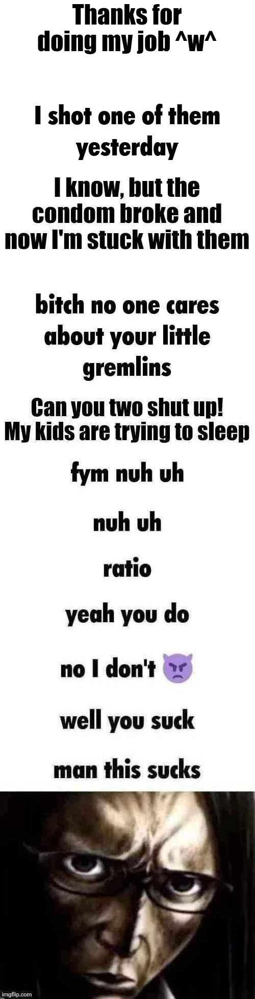 Thanks for doing my job ^w^ | made w/ Imgflip meme maker