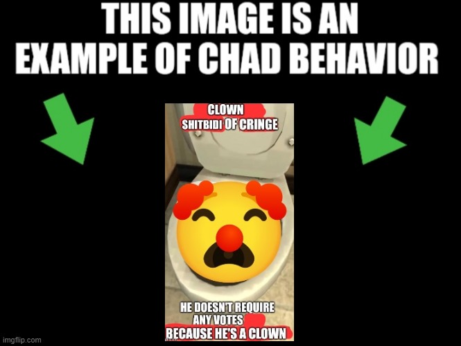 This image is an example of chad behavior dark mode | image tagged in this image is an example of chad behavior dark mode | made w/ Imgflip meme maker