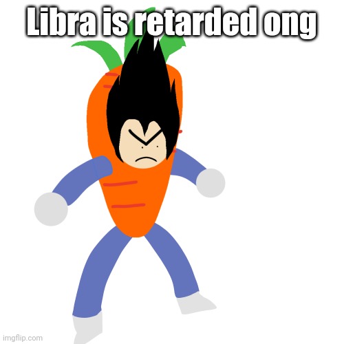 vegetable | Libra is retarded ong | image tagged in vegetable | made w/ Imgflip meme maker