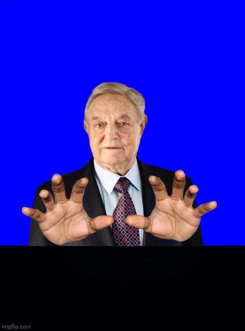 High Quality George Soros puppetmaster Blank Meme Template
