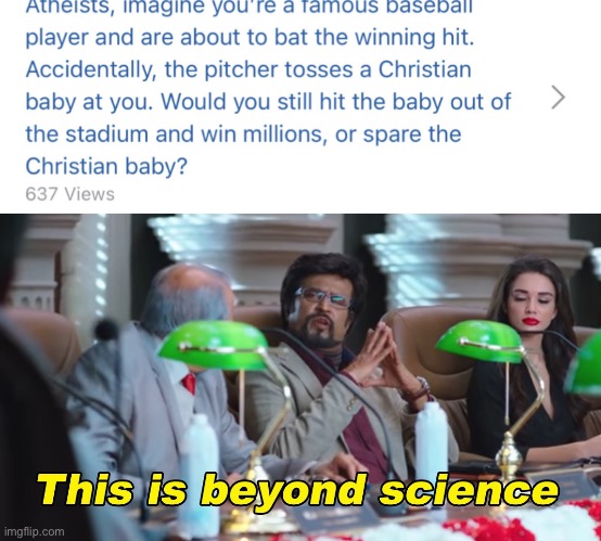 image tagged in this is beyond science | made w/ Imgflip meme maker