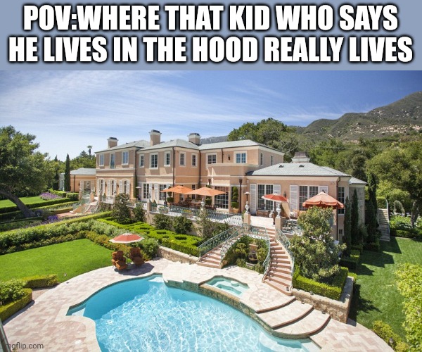 Bro lives in a gated neighborhood - Imgflip