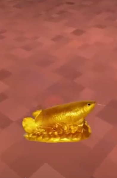 Golden fish Blank Meme Template