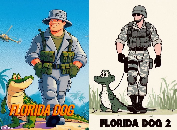 TimeZone In universe films:The Florida Dog movies | FLORIDA DOG; FLORIDA DOG | image tagged in timezone,film,game,idea,movie,cartoon | made w/ Imgflip meme maker