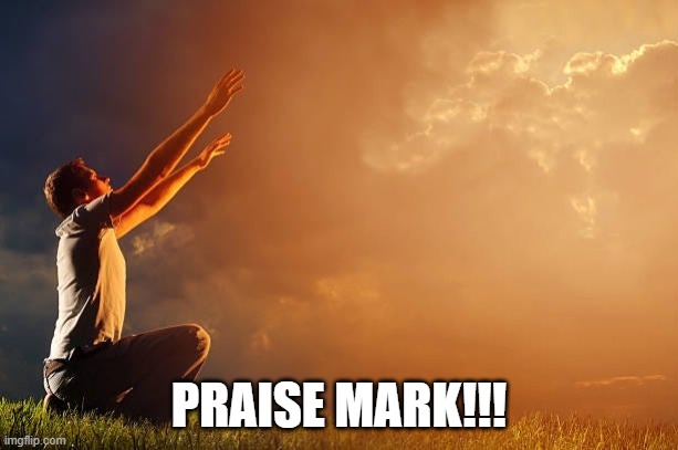 PRAISE MARK!!! | made w/ Imgflip meme maker