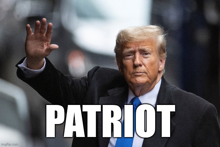 Trump | PATRIOT | image tagged in trump,patriot,maga | made w/ Imgflip meme maker